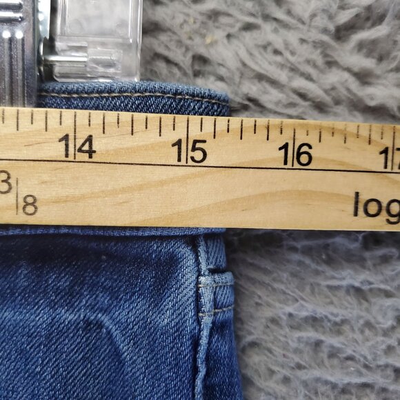 Banana Republic Jeans Womens 30 Blue High-Rise Slim Denim Stretch Pockets - Picture 6 of 13